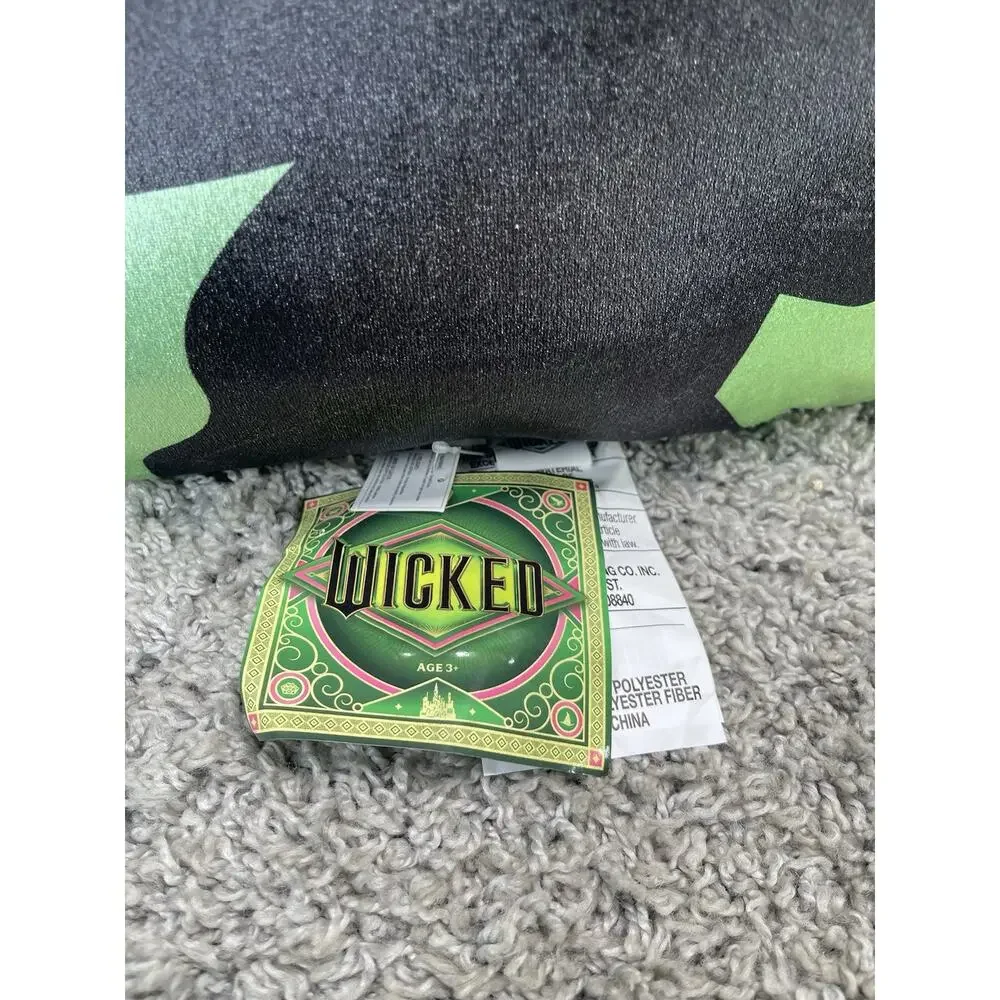 Wicked The Movie Born Wicked Elphaba Green Witch Decorative Throw Pillow 16